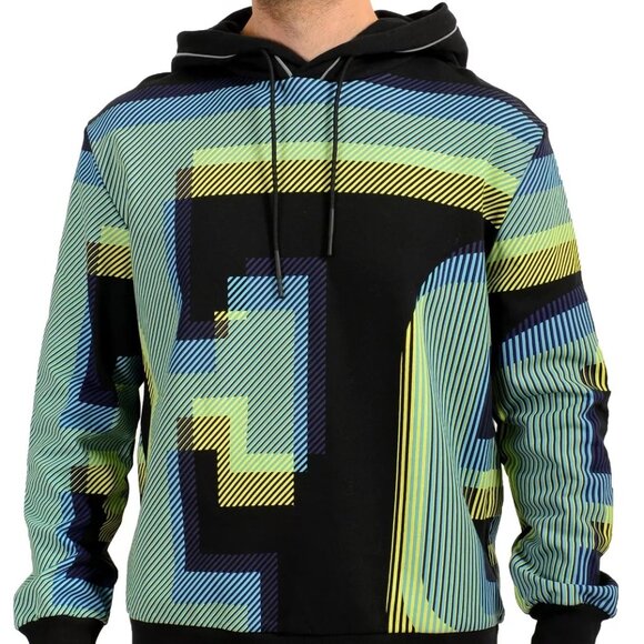 Scuderia Ferrari Men's "Fluid" Multi-Color Hooded Sweatshirt Sweater Hoodie - Picture 1 of 7